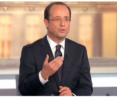 Arrivée de Hollande à New York pour sa première Assemblée générale de l`ONU